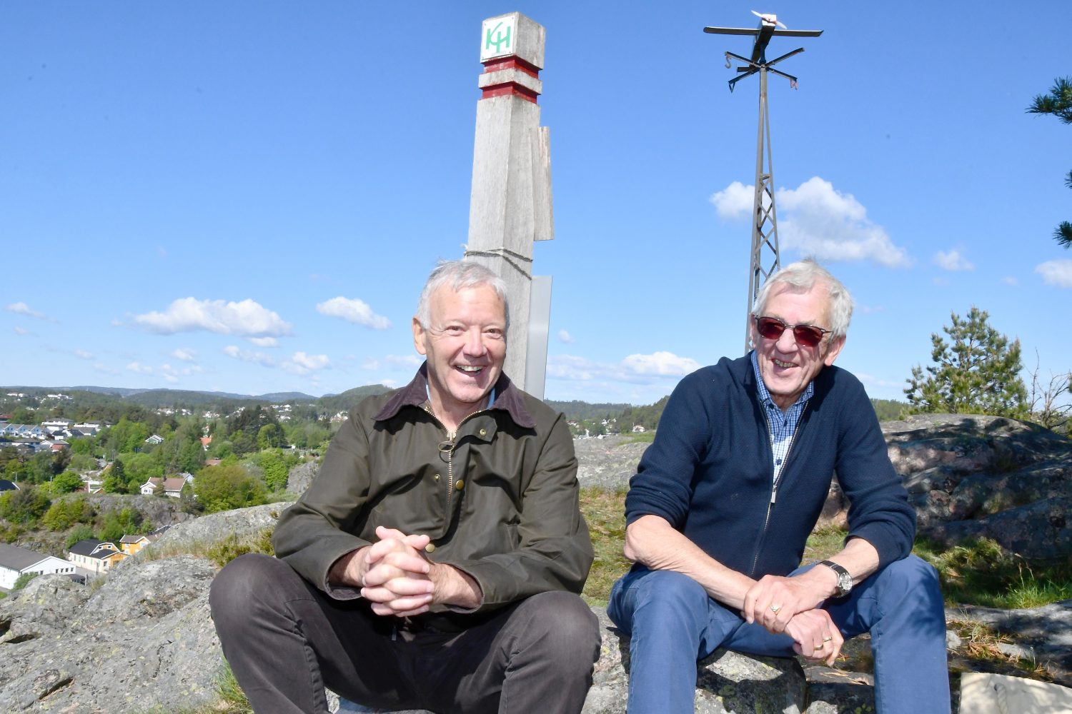 Torgrim Næverdal og Nic Fuhr på Fløyheia